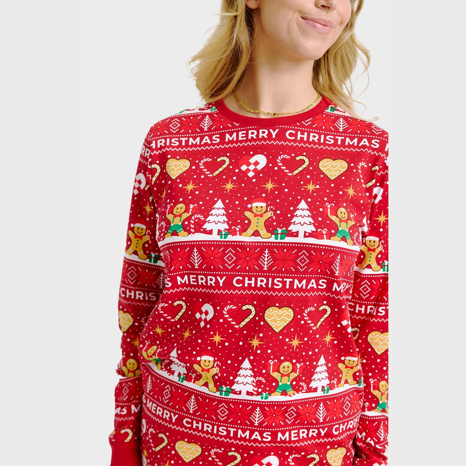 Christmas Cookie julepysj rød – Dame